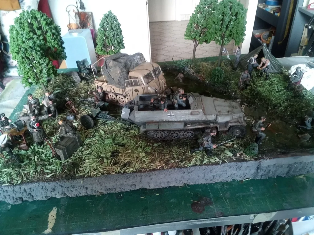 Diorama scène de vie